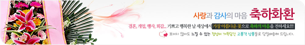 축하화환